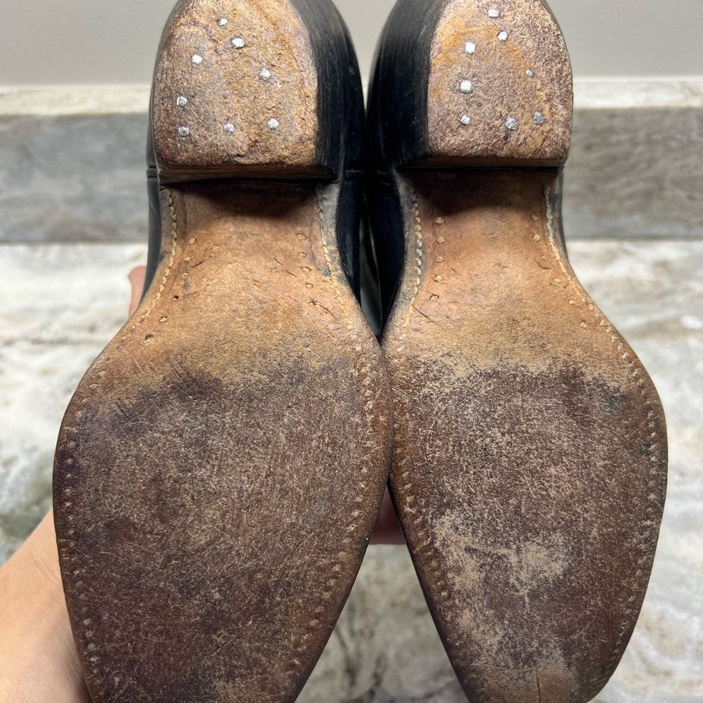 Vintage Leather Boots with moon and star designs - Picture 9 of 12